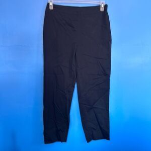 Talbots Classic Side Zip Pants Black Size 8 Women’s Dress Trousers Slacks